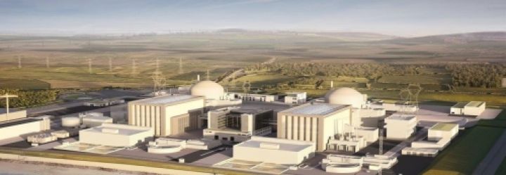 Das geplante AKW Hinkley Point C (Zeichnung: EDF) 