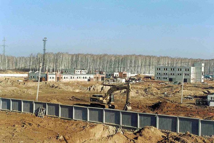 Baustelle eines Zwischenlagers f&uuml;r radioaktive Abf&auml;lle in Mayak (U.S. Army Corps of Engineers, 2009)